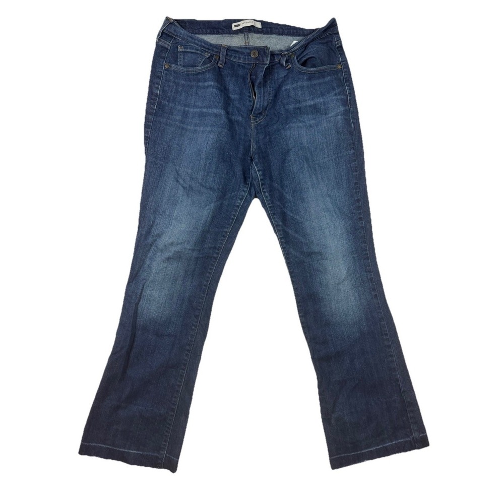 Levi's Bootcut Blue Jeans Regular Fit Mid Rise Classic 5-Pocket Women Size 12